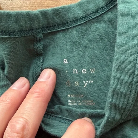 a new day Forest Green Sleeveless tank Dress - Picture 3 of 5